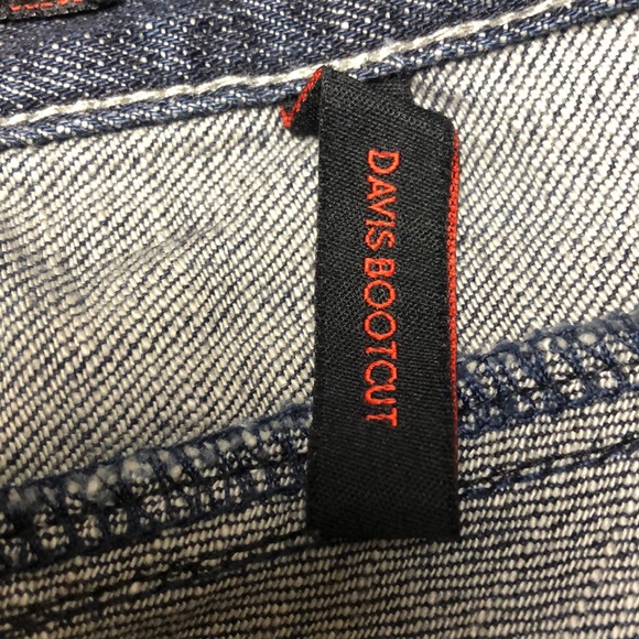 Guess jeans Davis Bootcut 29 x 30 cotton dark wash - Picture 6 of 7